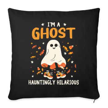 Halloween Costume Creepy - Sofa pillowcase 17,3'' x 17,3'' (45 x 45 cm) - black - Front