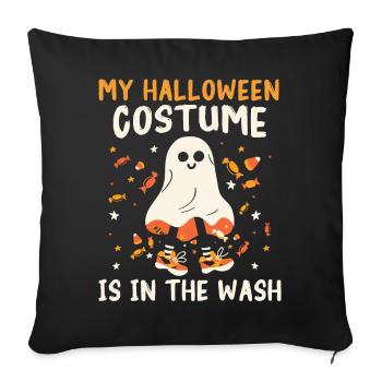 Halloween Costume Creepy - Sofa pillowcase 17,3'' x 17,3'' (45 x 45 cm) - black - Front