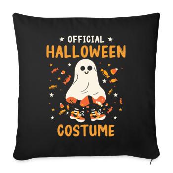 Halloween Costume Creepy - Sofa pillowcase 17,3'' x 17,3'' (45 x 45 cm) - black - Front