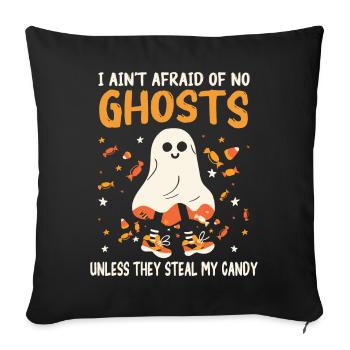 Halloween Costume Creepy - Sofa pillowcase 17,3'' x 17,3'' (45 x 45 cm) - black - Front