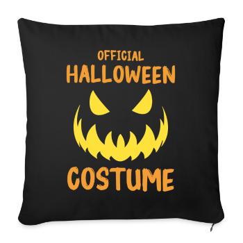 Halloween Costume Creepy - Sofa pillowcase 17,3'' x 17,3'' (45 x 45 cm) - black - Front