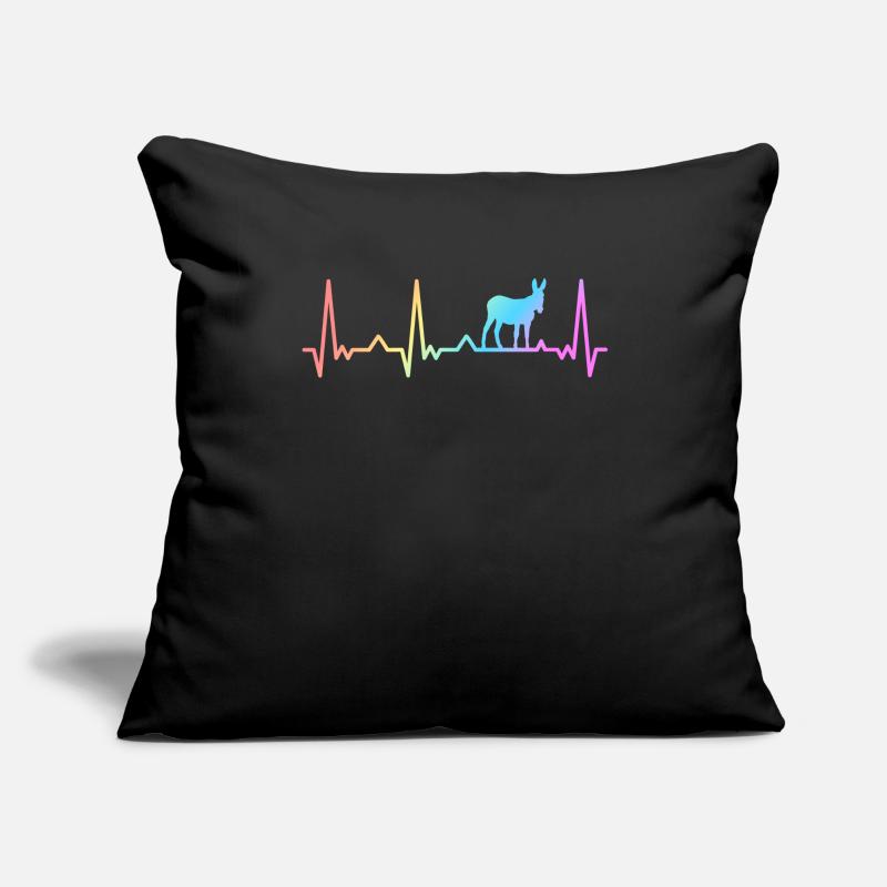 Âne âne mulet mulet mulet Housse de coussin décorative 45 x 45 cm