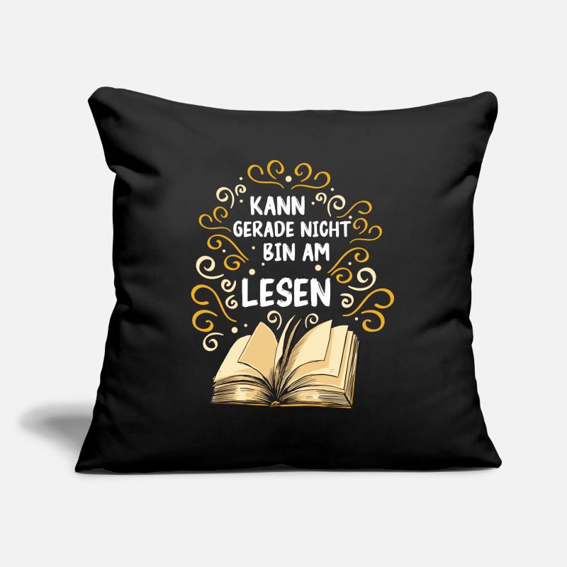 Buch Lesen Bücher Buch Nerd Bücherwurm Sofakissenbezug 45 x 45 cm