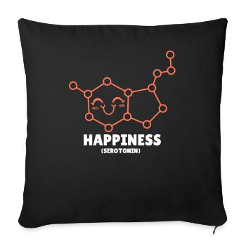 Chemiker Chemie Wissenschaft Atom Molecule - Sofakissenbezug 45 x 45 cm - Schwarz - Vorne