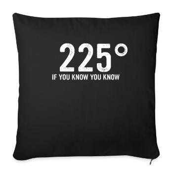 Grill Grillen Griller BBQ Barbecue - Sofa pillowcase 17,3'' x 17,3'' (45 x 45 cm) - black - Front