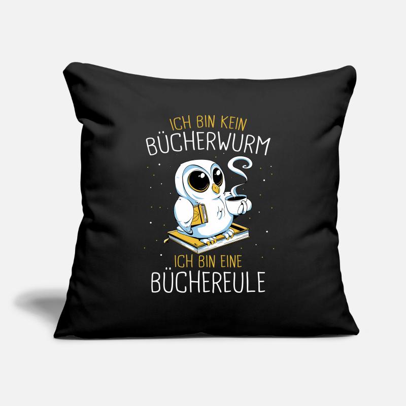 Buch Lesen Bücher Buch Nerd Bücherwurm Sofakissenbezug 45 x 45 cm