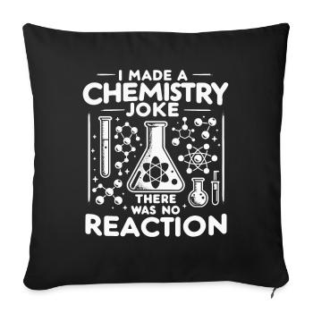 Chemiker Chemie Wissenschaft Atom Molecule - Sofakissenbezug 45 x 45 cm - Schwarz - Vorne