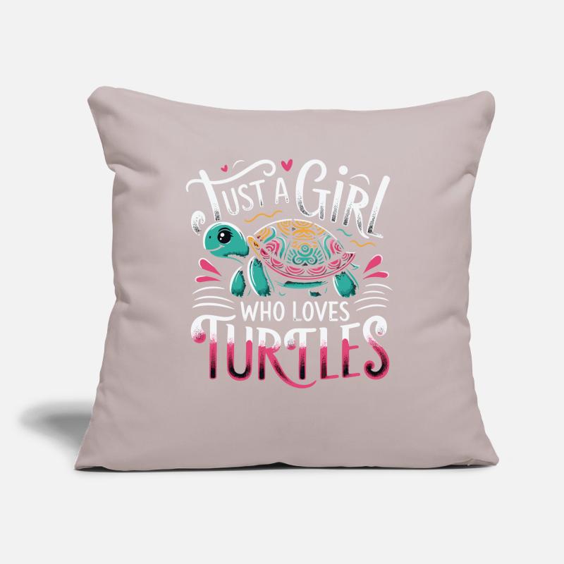 Turtle Sea Turtle Turtle Animal Sofa pillowcase 17,3'' x 17,3'' (45 x 45 cm)