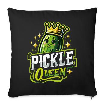 Cucumber, Pickle, Pickle, Food Dill - Sofa pillowcase 17,3'' x 17,3'' (45 x 45 cm) - black - Front