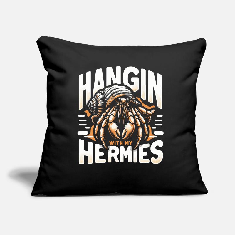 Crab Hermit Crab Crab Sofa pillowcase 17,3'' x 17,3'' (45 x 45 cm)