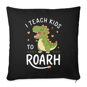 Speech Therapist Speech Therapy Speech Therapy - Sofa pillowcase 17,3'' x 17,3'' (45 x 45 cm) - black - Front