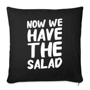 Sarcasme Ironie Dicton sarcastique drôle - Housse de coussin décorative 45 x 45 cm - noir - Devant