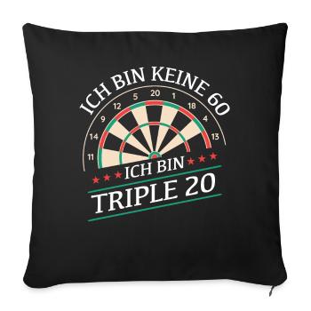 Birthday Gift 60 Years Birthday Child - Sofa pillowcase 17,3'' x 17,3'' (45 x 45 cm) - black - Front