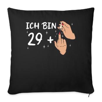 Birthday gift 30 years birthday boy - Sofa pillowcase 17,3'' x 17,3'' (45 x 45 cm) - black - Front