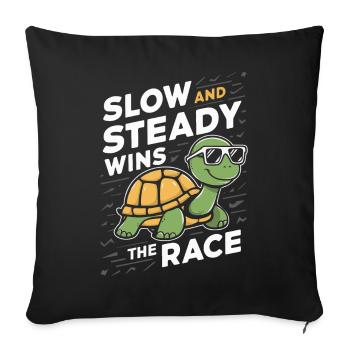 Turtle Sea Turtle Turtle Animal - Sofa pillowcase 17,3'' x 17,3'' (45 x 45 cm) - black - Front