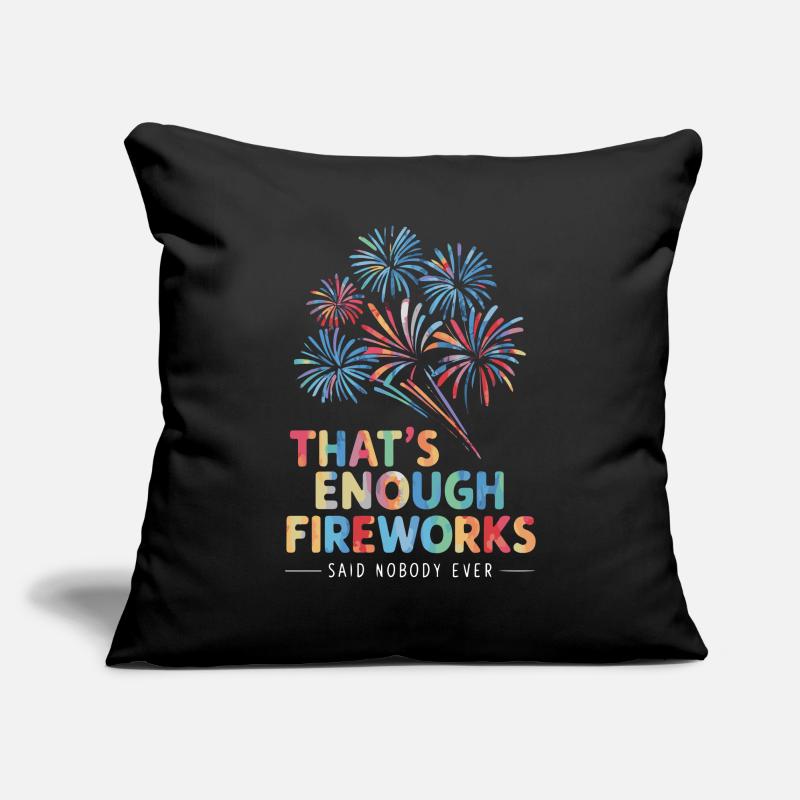 Pyrotechnics Fireworks Pyrotechnics Sofa pillowcase 17,3'' x 17,3'' (45 x 45 cm)