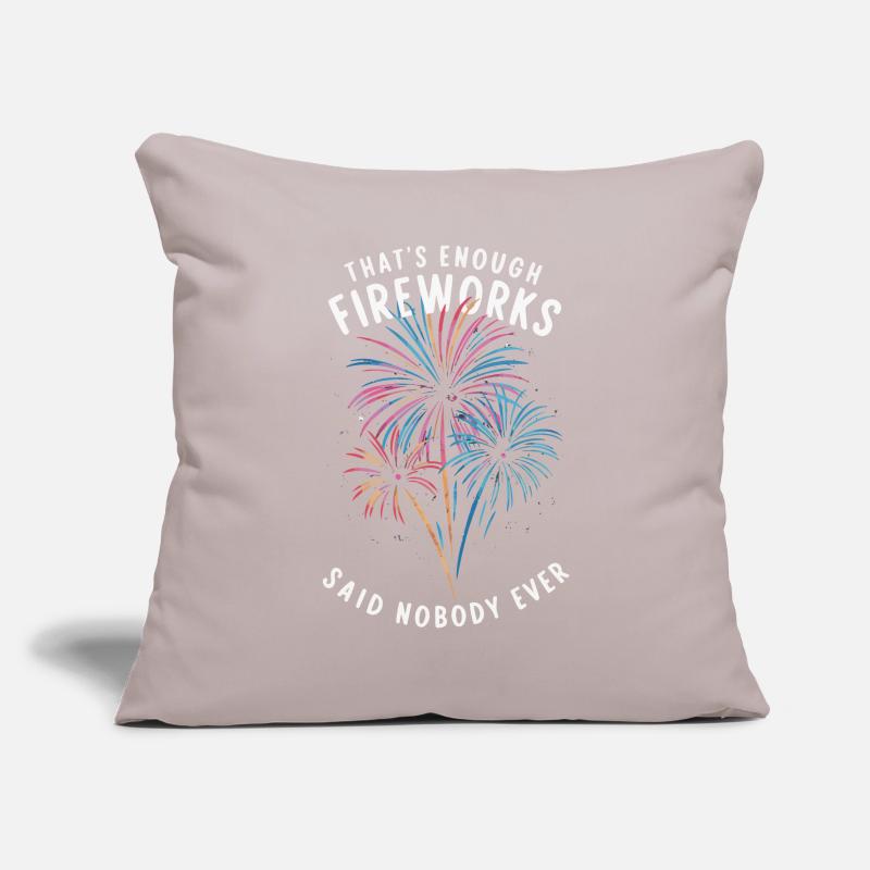 Pyrotechnics Fireworks Pyrotechnics Sofa pillowcase 17,3'' x 17,3'' (45 x 45 cm)