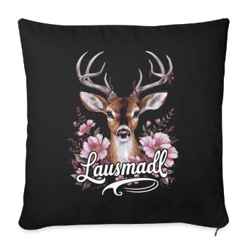 État libre de Bavière Bavarois - Housse de coussin décorative 45 x 45 cm - noir - Devant