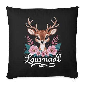 État libre de Bavière Bavarois - Housse de coussin décorative 45 x 45 cm - noir - Devant