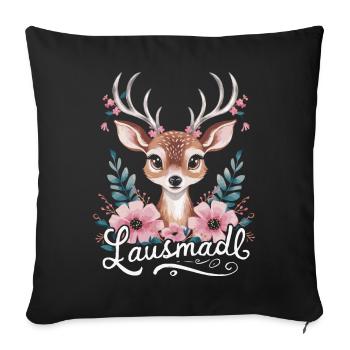 État libre de Bavière Bavarois - Housse de coussin décorative 45 x 45 cm - noir - Devant