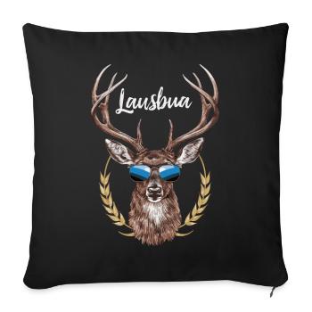 État libre de Bavière Bavarois - Housse de coussin décorative 45 x 45 cm - noir - Devant