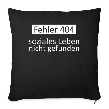 Funny Funny Funny Saying Funny Clothing - Sofa pillowcase 17,3'' x 17,3'' (45 x 45 cm) - black - Front