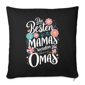 Grandma Grandma Grandparents Mother's Day Family - Sofa pillowcase 17,3'' x 17,3'' (45 x 45 cm) - black - Front