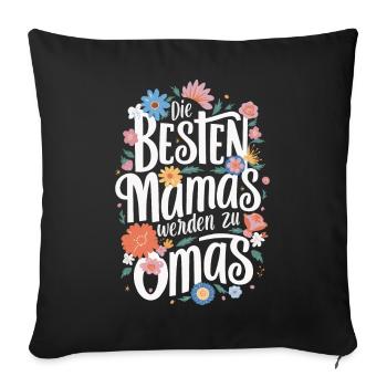 Grandma Grandma Grandparents Mother's Day Family - Sofa pillowcase 17,3'' x 17,3'' (45 x 45 cm) - black - Front