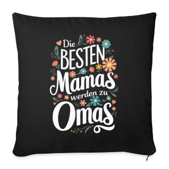Grandma Grandma Grandparents Mother's Day Family - Sofa pillowcase 17,3'' x 17,3'' (45 x 45 cm) - black - Front
