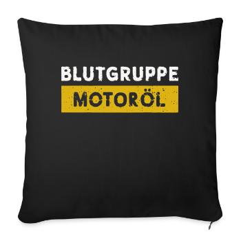 Mechanic Mechanic Workshop Car Mechanic - Sofa pillowcase 17,3'' x 17,3'' (45 x 45 cm) - black - Front