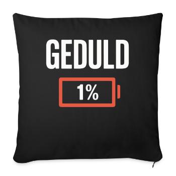 Sarcasme Ironie Drôle Paroles sarcastiques - Housse de coussin décorative 45 x 45 cm - noir - Devant