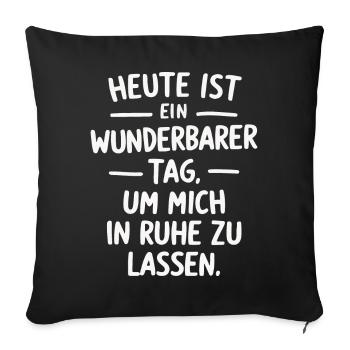 Funny Funny Funny Saying Funny Clothing - Sofa pillowcase 17,3'' x 17,3'' (45 x 45 cm) - black - Front