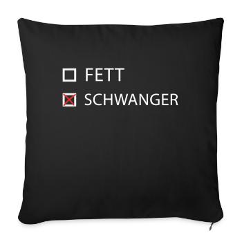 Funny Funny Funny Saying Funny Clothing - Sofa pillowcase 17,3'' x 17,3'' (45 x 45 cm) - black - Front