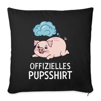 Funny Funny Funny Saying Funny Clothing - Sofa pillowcase 17,3'' x 17,3'' (45 x 45 cm) - black - Front