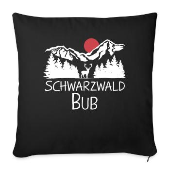 Black Forest Black Forest Baden-Württemberg - Sofa pillowcase 17,3'' x 17,3'' (45 x 45 cm) - black - Front