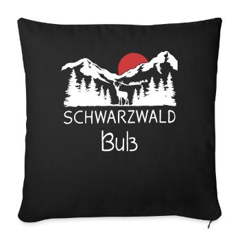 Black Forest Black Forest Baden-Württemberg - Sofa pillowcase 17,3'' x 17,3'' (45 x 45 cm) - black - Front