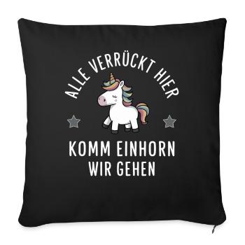 Funny Funny Funny Saying Funny Clothing - Sofa pillowcase 17,3'' x 17,3'' (45 x 45 cm) - black - Front