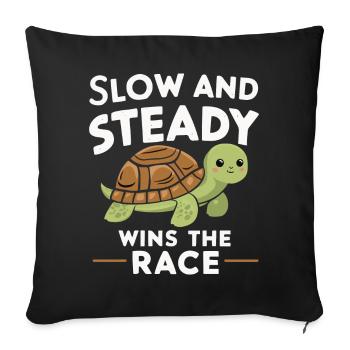 Turtle Sea Turtle Turtle Animal - Sofa pillowcase 17,3'' x 17,3'' (45 x 45 cm) - black - Front