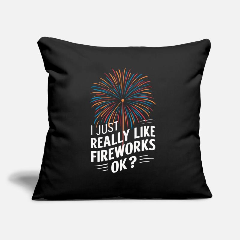 Pyrotechnics Fireworks Pyrotechnics Sofa pillowcase 17,3'' x 17,3'' (45 x 45 cm)