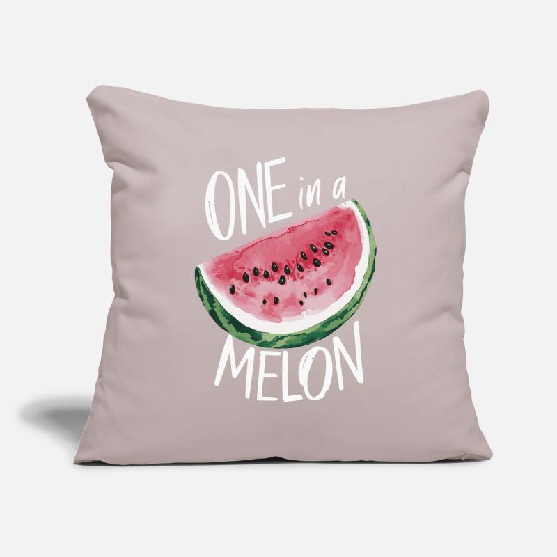 Pastèque, melon, fruit Housse de coussin décorative 45 x 45 cm