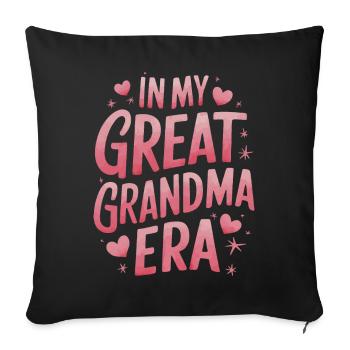 Grandma Grandmother Mother's Day Family - Sofa pillowcase 17,3'' x 17,3'' (45 x 45 cm) - black - Front