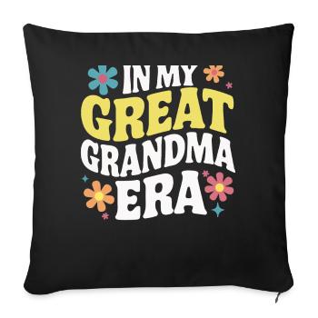 Grandma Grandmother Mother's Day Family - Sofa pillowcase 17,3'' x 17,3'' (45 x 45 cm) - black - Front