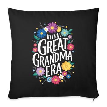 Grandma Grandmother Mother's Day Family - Sofa pillowcase 17,3'' x 17,3'' (45 x 45 cm) - black - Front