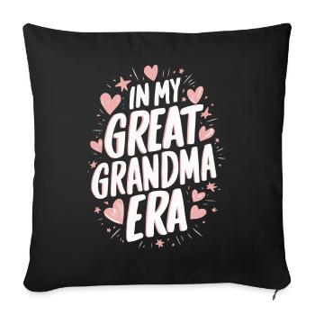 Grandma Grandmother Mother's Day Family - Sofa pillowcase 17,3'' x 17,3'' (45 x 45 cm) - black - Front