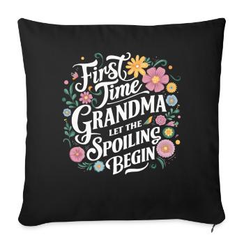 Grandma Grandmother Mother's Day Family - Sofa pillowcase 17,3'' x 17,3'' (45 x 45 cm) - black - Front