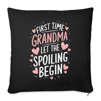 Grandma Grandmother Mother's Day Family - Sofa pillowcase 17,3'' x 17,3'' (45 x 45 cm) - black - Front