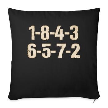 Mécanicien Atelier mécanique - Housse de coussin décorative 45 x 45 cm - noir - Devant