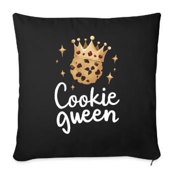Cookies Cookie Biscuits Biscuits Chocolate - Sofa pillowcase 17,3'' x 17,3'' (45 x 45 cm) - black - Front