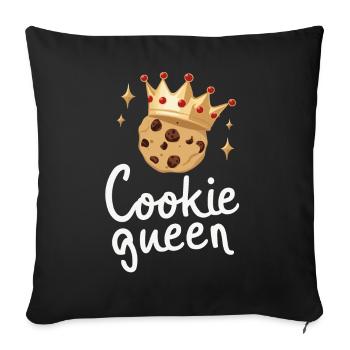 Cookies Cookie Biscuits Biscuits Chocolate - Sofa pillowcase 17,3'' x 17,3'' (45 x 45 cm) - black - Front