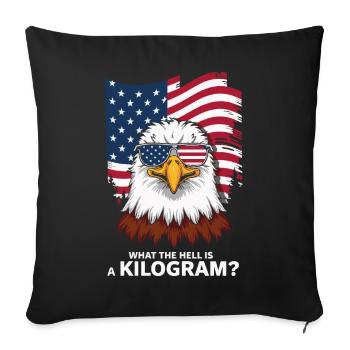 Drôle, sarcasme, humour sarcastique, ironie - Housse de coussin décorative 45 x 45 cm - noir - Devant